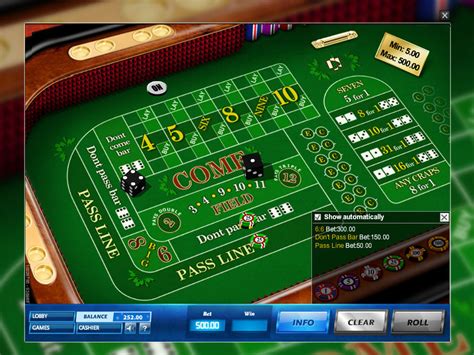 online free craps casino game